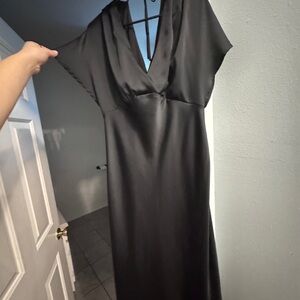 A new day Black Backless Dress